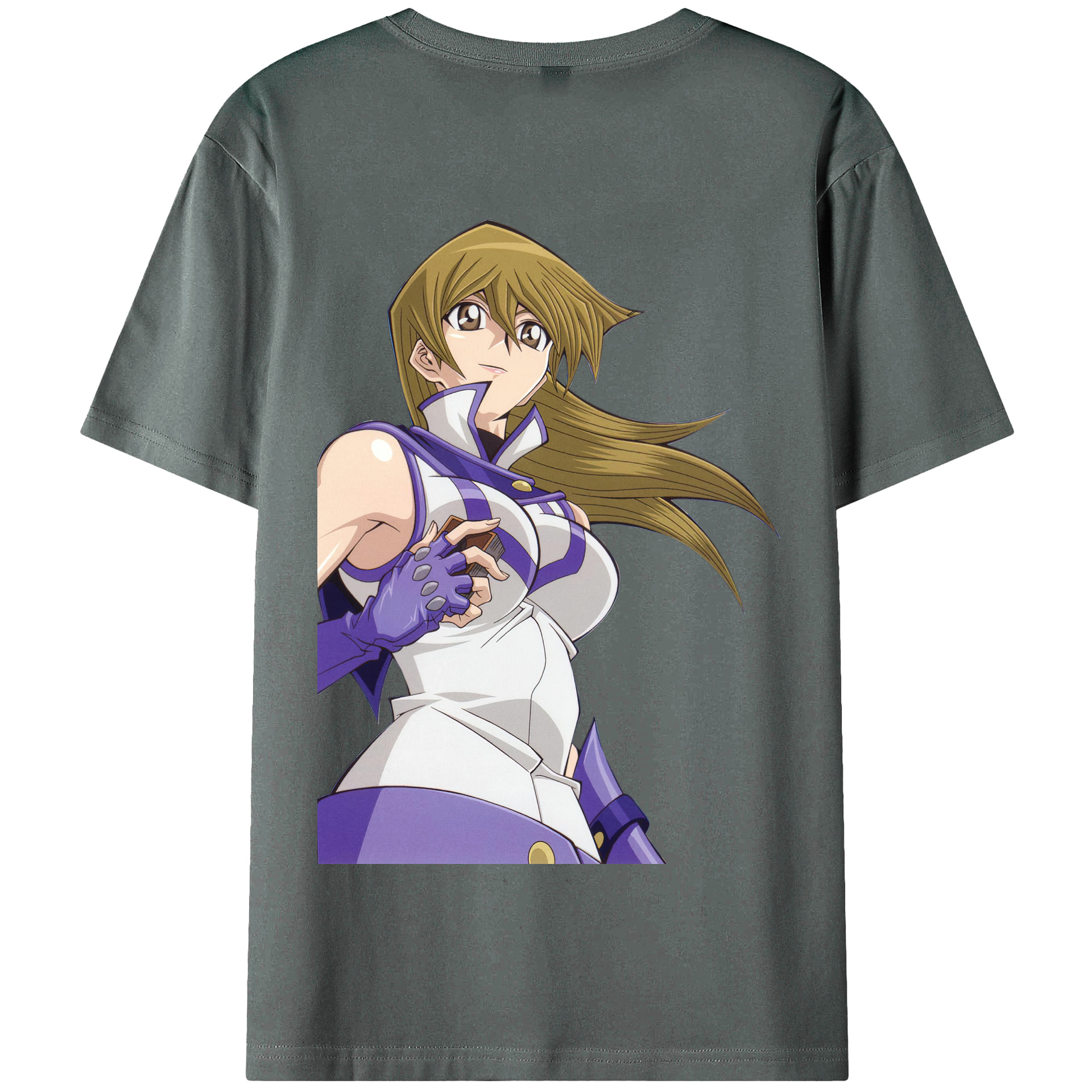 （画像用） 遊☆戯☆王 Yu-Gi-Oh! 綿100％半袖Tシャツ（背面プリント）